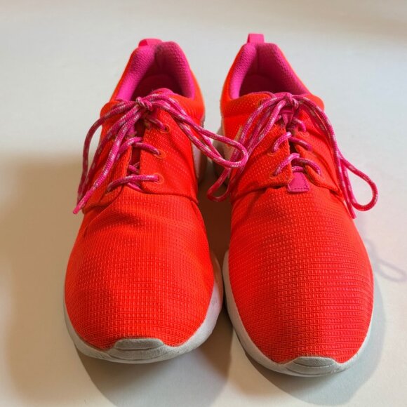 Nike Roshe One Lava Glow Sneakers Women 7.5 Youth 6Y Pink Orange - Picture 5 of 8